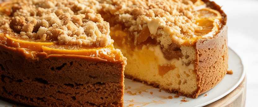 Orangen Schmandkuchen mit 200 g Kekskrümel der immer gelingt