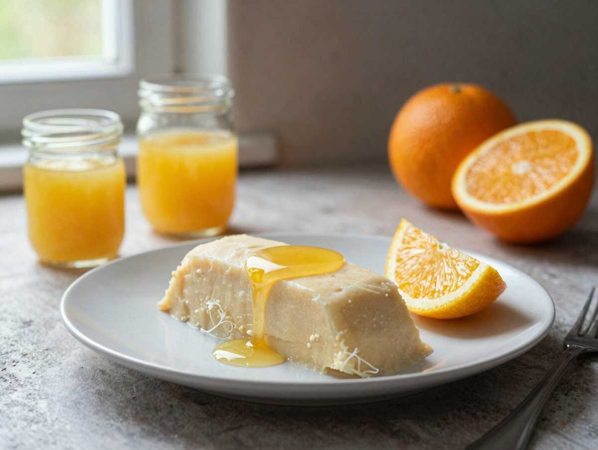 Orangeneis selber machen: Einfaches Rezept ohne Eismaschine mit Zutaten aus deinem Küchenschrank! – während der Zubereitung