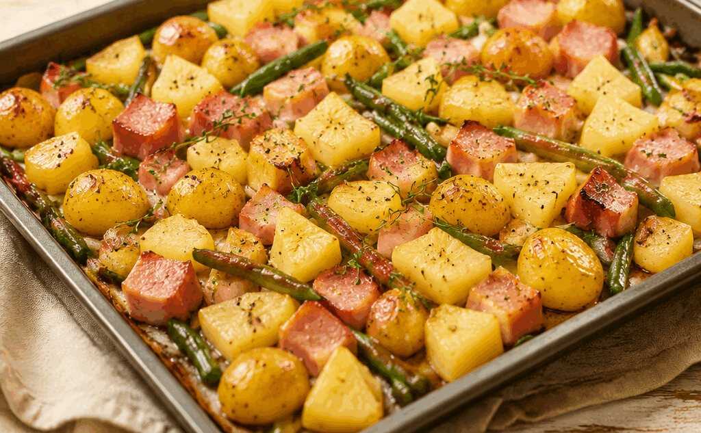 Osteressen vom Blech: Einfache Gaumenfreude mit Schinken und Ananas entdecken!