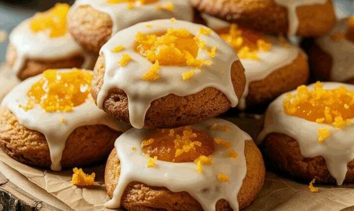 Ostern Orangenkekse fūr 10 Minuten im Ofen gebacken