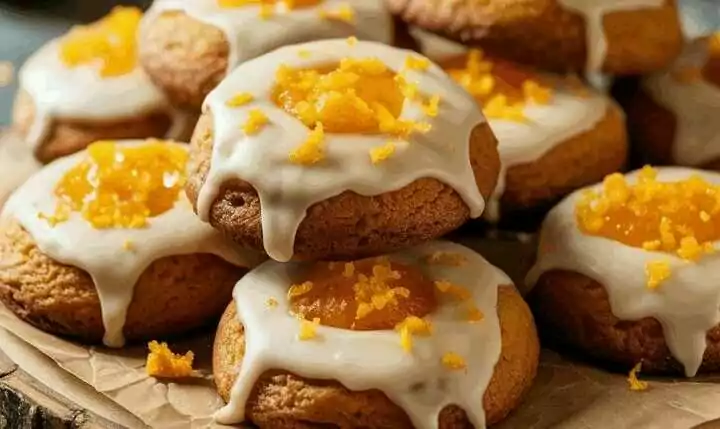 Ostern Orangenkekse fūr 10 Minuten im Ofen gebacken
