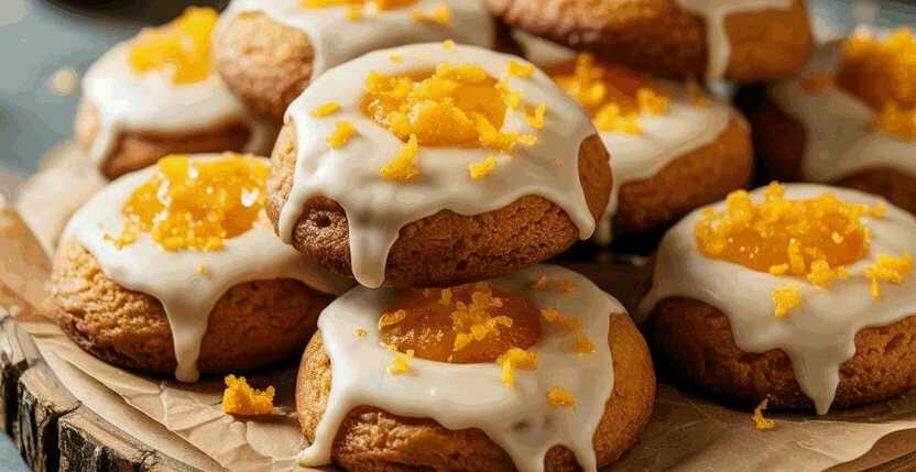 Ostern Orangenkekse fūr 10 Minuten im Ofen gebacken