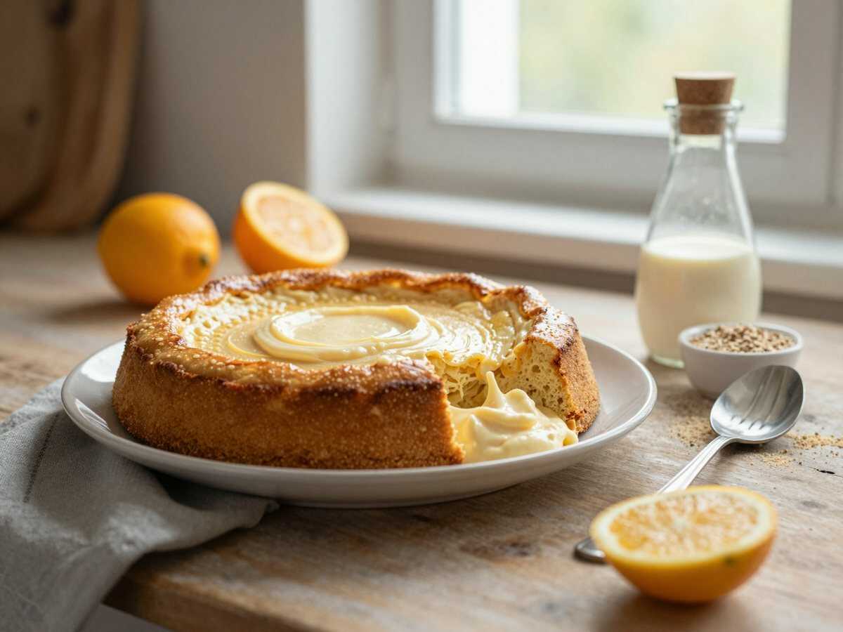 Paradiesischer Blitztorten-Traum: Entdecke unser unwiderstehliches Mandarinen-Rezept! – während der Zubereitung