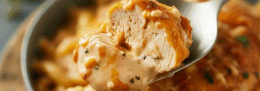Parmesan-Hähnchen mit Schalotten-Sahnesauce und Parmesanpanade
