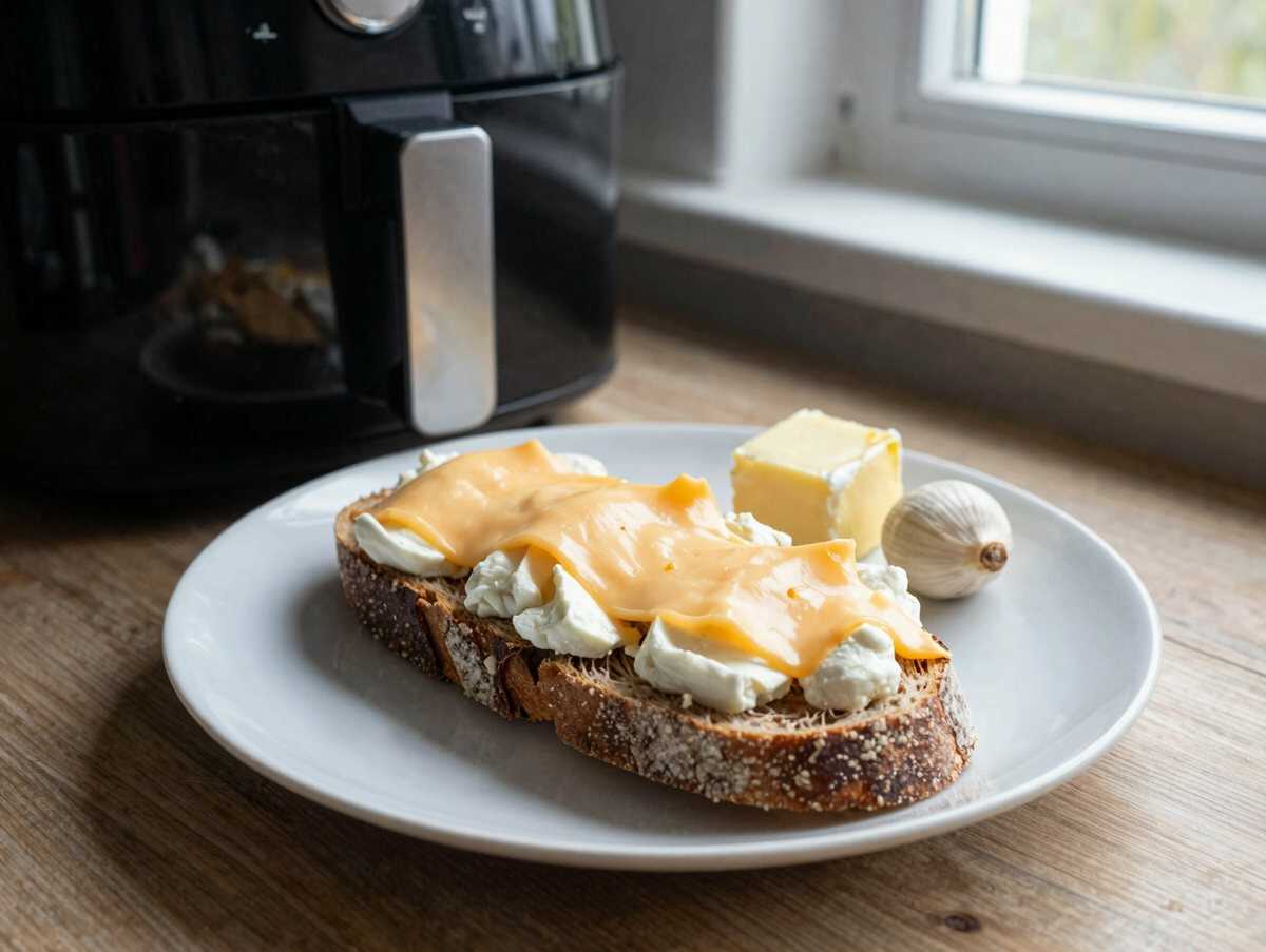 Partybrot gefüllt mit Käse aus dem Airfryer, das Rezept, nach dem alle fragen – während der Zubereitung
