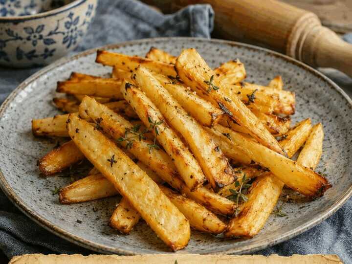Pastinaken-Pommes aus dem Airfryer – mit Zutaten, die du sowieso zu Hause hast