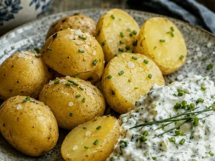 Pellkartoffeln mit Kräuterquark – perfekt zum Vorkochen für die ganze Woche