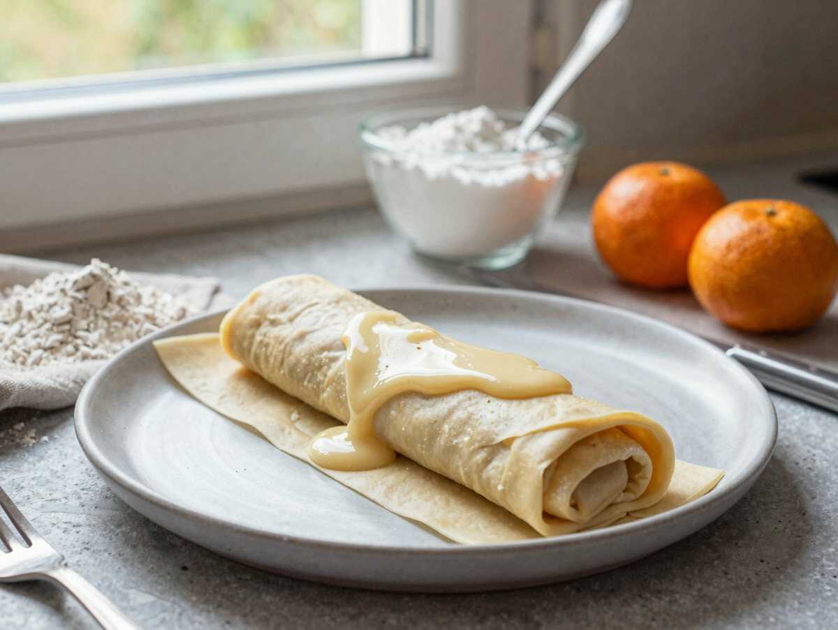 Perfektes Rezept für Biskuitrollen: Nie wieder brüchiger Teig! – während der Zubereitung