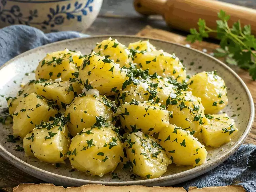 Petersilienkartoffeln als klassische Beilage