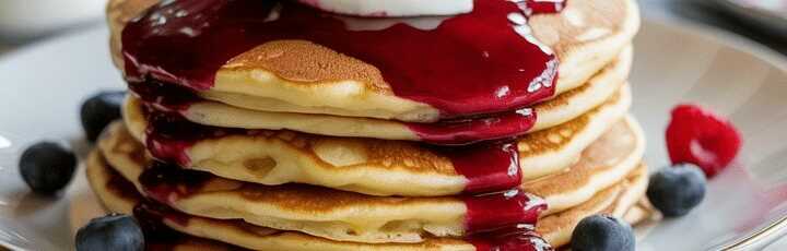 Pfannkuchen mit 150g Quark ohne Mehl in 5 Minuten