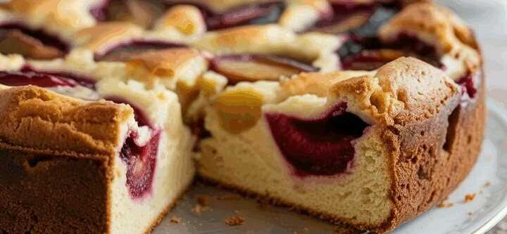 Pflaumenkuchen mit 500 g Magerquark mit Suchtfaktor