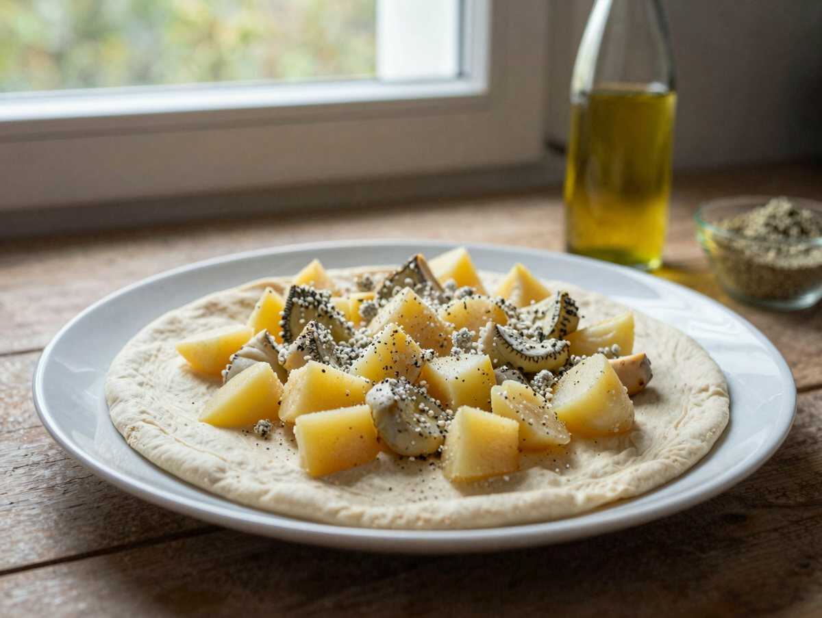 Pizzateig aus Kartoffeln: schmeckt nach Sonntag bei Oma – während der Zubereitung