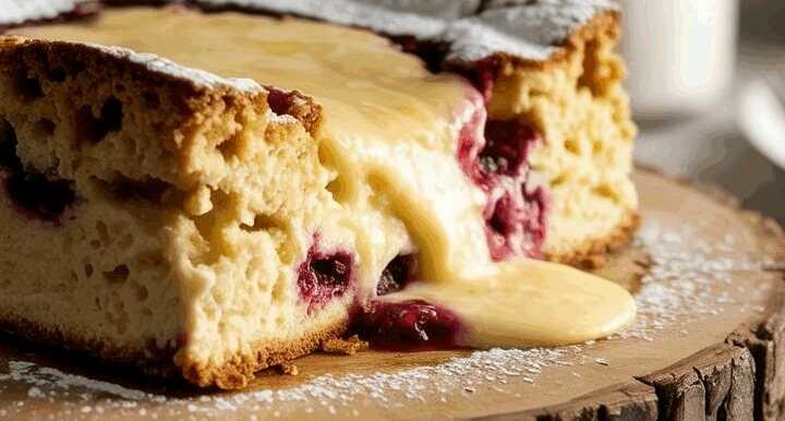 Polnischer Puddingkuchen sie brauchen 1 Packung Pudding und MIlch