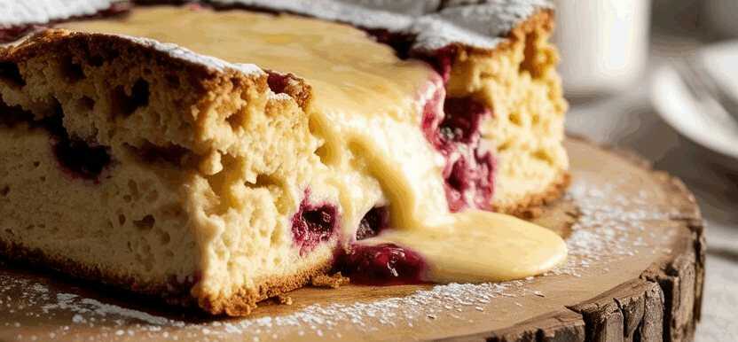 Polnischer Puddingkuchen sie brauchen 1 Packung Pudding und MIlch