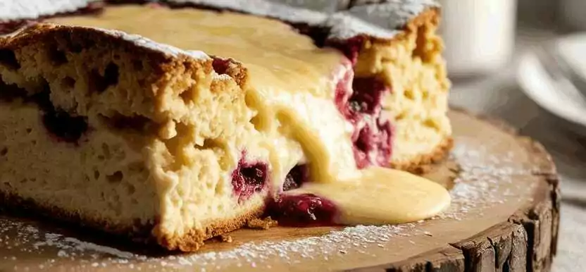 Polnischer Puddingkuchen sie brauchen 1 Packung Pudding und MIlch