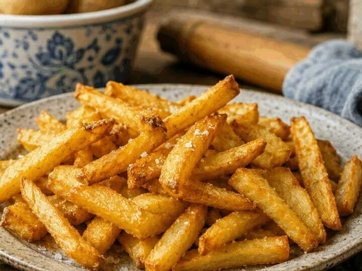 Pommes aus frischen Kartoffeln im Airfryer – knuspriger geht’s nicht