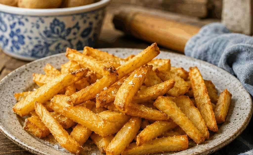 Pommes aus frischen Kartoffeln im Airfryer – knuspriger geht’s nicht
