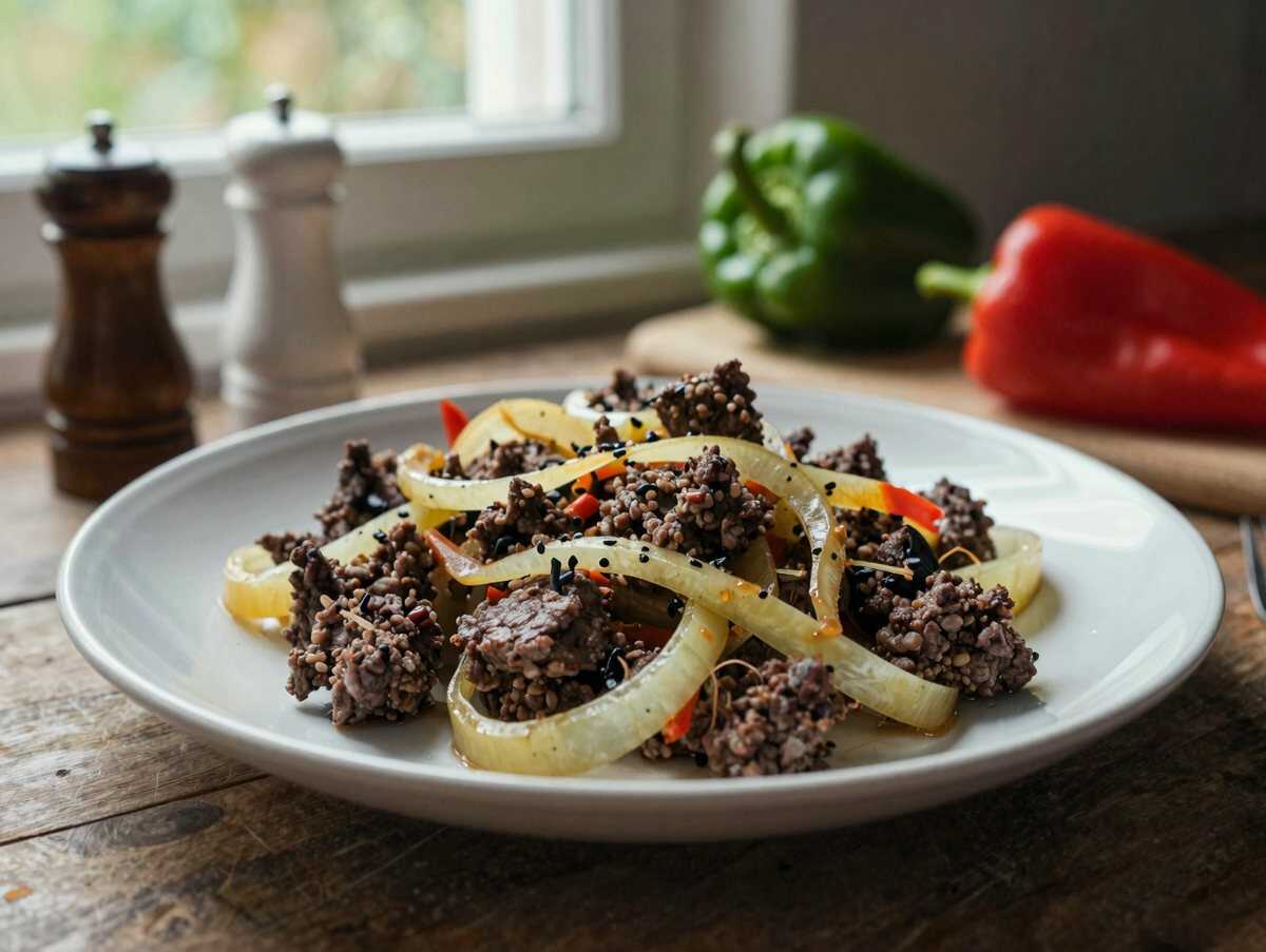 Preisgekröntes Chili: Ein Gaumenschmaus, der die Seele wärmt! – während der Zubereitung