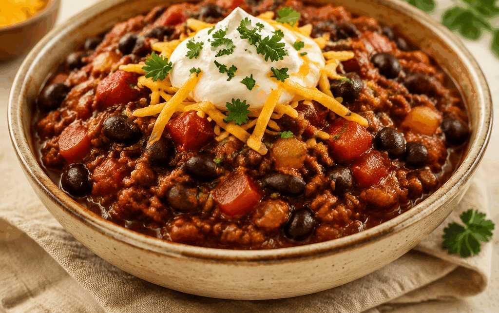 Preisgekröntes Chili: Ein Gaumenschmaus, der die Seele wärmt!