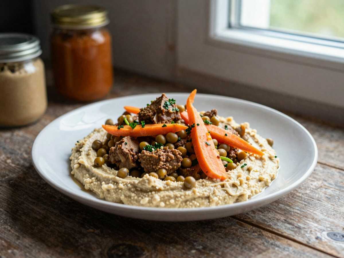 Probier diesen unwiderstehlichen veganen Buffalo-Kichererbsensalat-Sandwich in nur 10 Minuten! – während der Zubereitung