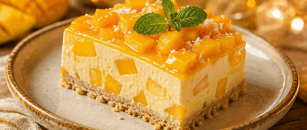 Probier dieses 5-Minuten-Mango-Dessert, besser als Eiscreme! – so sieht es fertig aus
