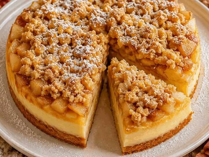 Pudding trifft Apfelkuchen: Ein unwiderstehliches Dessert-Duo!