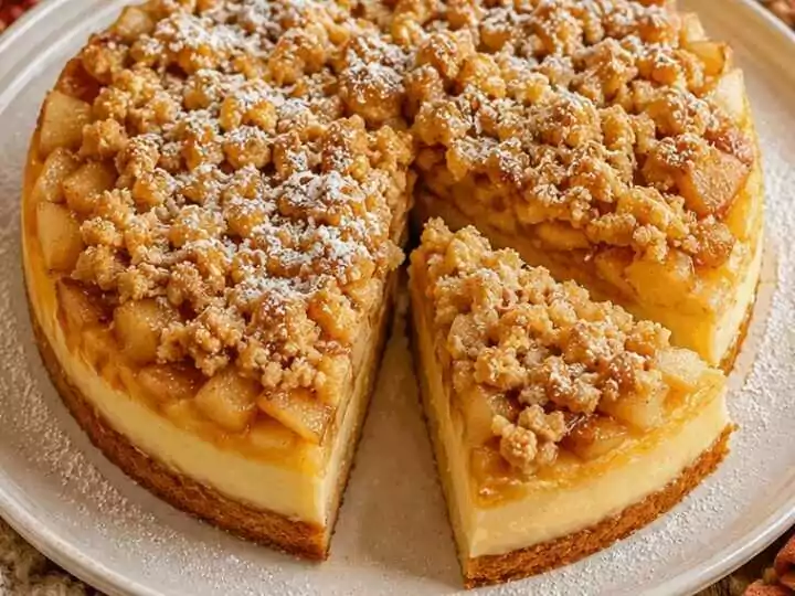 Pudding trifft Apfelkuchen