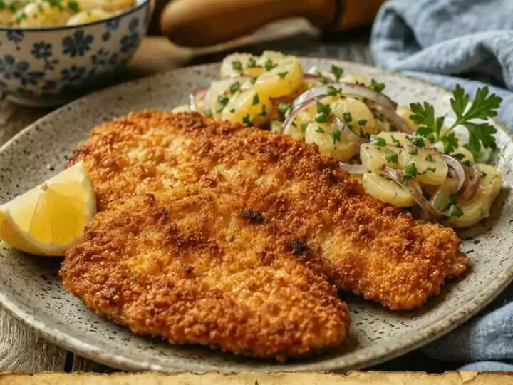 Putenschnitzel knusprig aus der Heißluftfritteuse, das Soulfood für gemütliche Tage