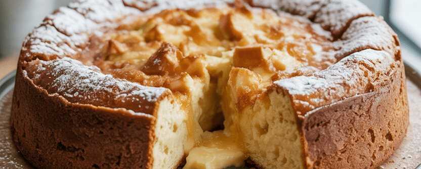 Quark Rührkuchen mit 300g Quark, Sie brauchen 5 Minuten zubereitung! – so sieht es fertig aus