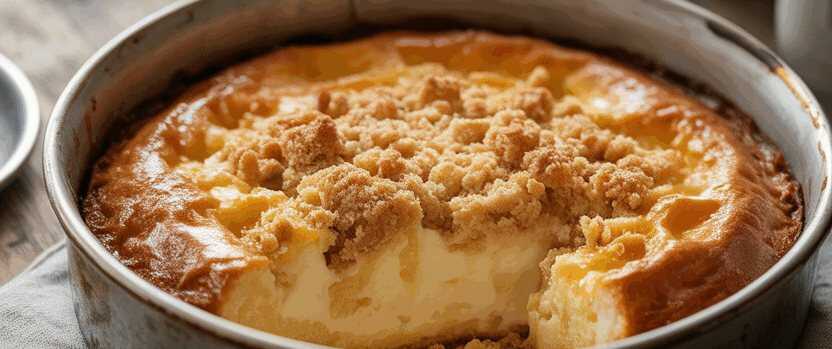 Quarkkuchen mit 2 Becher Sahne in 10 Minuten Omas älteres Rezept