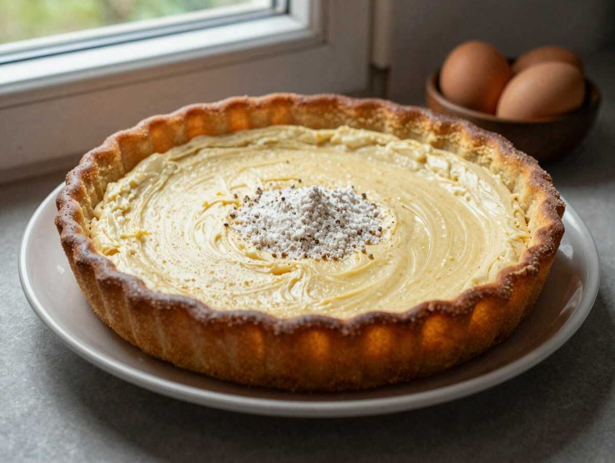 Quarkkuchen ohne Boden: Blitzschnelles 3-Minuten-Rezept! – während der Zubereitung