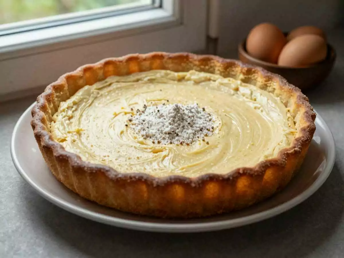 Quarkkuchen ohne Boden: Blitzschnelles 3-Minuten-Rezept! – während der Zubereitung