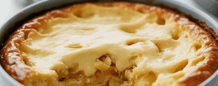 Quarkkuchen vom Blech mit 900 g Quark und Puddingpulver