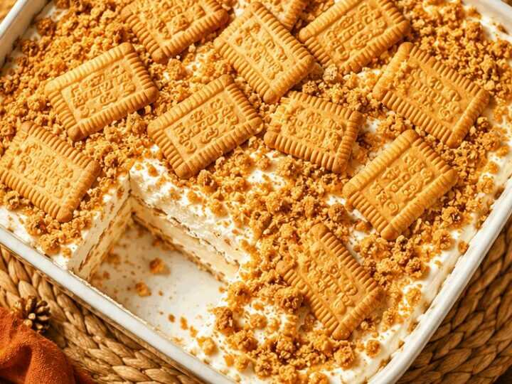 Quark-Sahne-Traum: Blitzschnelles Dessert mit Butterkeks!