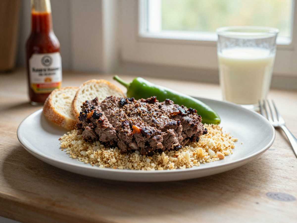 Raffiniertes Fleischlaib-Rezept mit Jalapeño-Kick für wahre Genießer! – während der Zubereitung