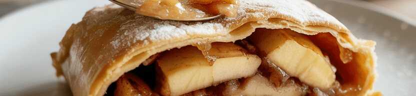 Reibe einfach 3 Äpfel mit Blätterteig und das Dessert ist in 10 Minuten fertig – so sieht es fertig aus
