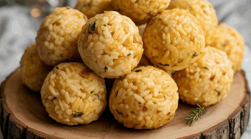 Reisbällchen aus der Heißluftfritteuse