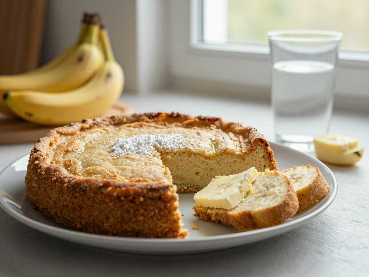 Rezept für unwiderstehliche Bananentorte - in Minuten zubereitet! – während der Zubereitung