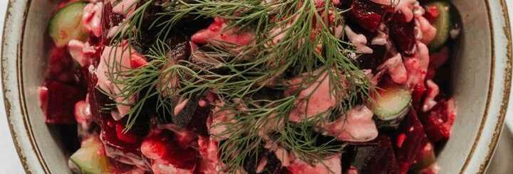 Rote-Bete-Gurkensalat klassisch