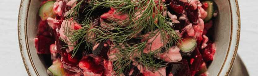Rote-Bete-Gurkensalat klassisch