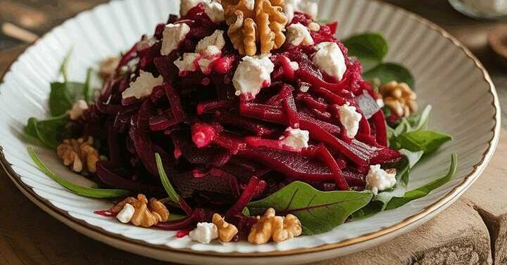 Rote-Bete-Salat mit Walnüssen