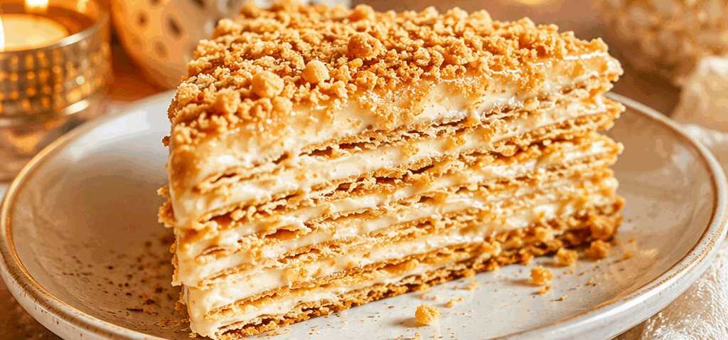 Russischer Milchmädchenkuchen: Ein himmlisches Rezept, das du probieren musst! – so sieht es fertig aus