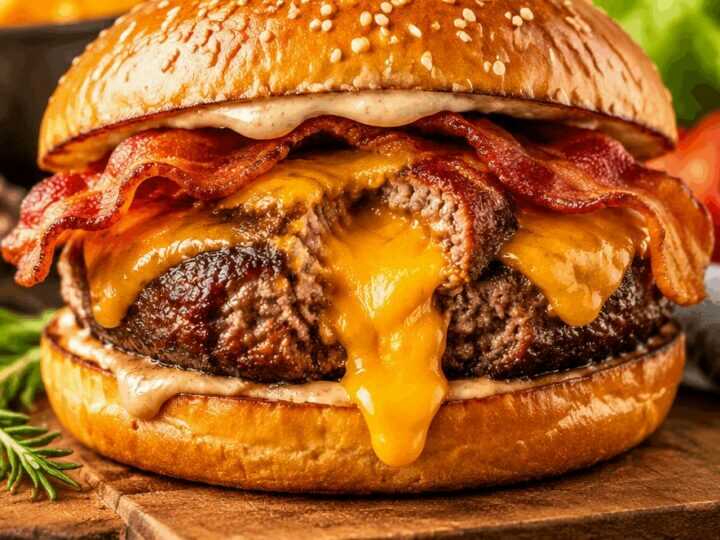Saftige gefüllte Bacon-Cheeseburger, die deinem Grill neue Dimensionen verleihen!