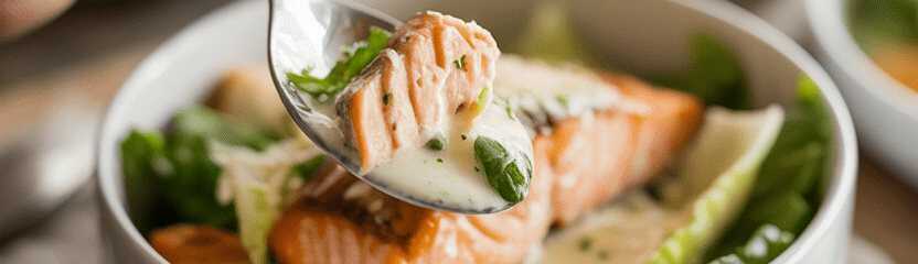 Salmon Caesar Salad – Dein eleganter Wochenend-Lunch! – so sieht es fertig aus