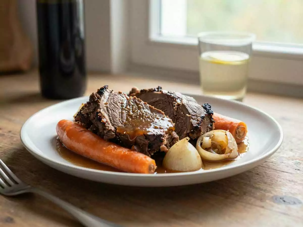 Sauerbraten das beste Rezept Überhaupt – während der Zubereitung