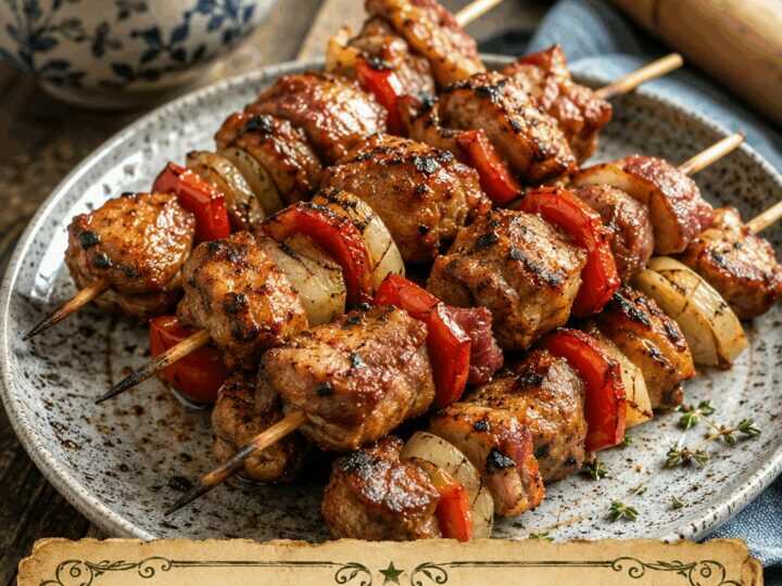 Schaschlik-Spieße aus der Heißluftfritteuse – besser als vom Imbiss