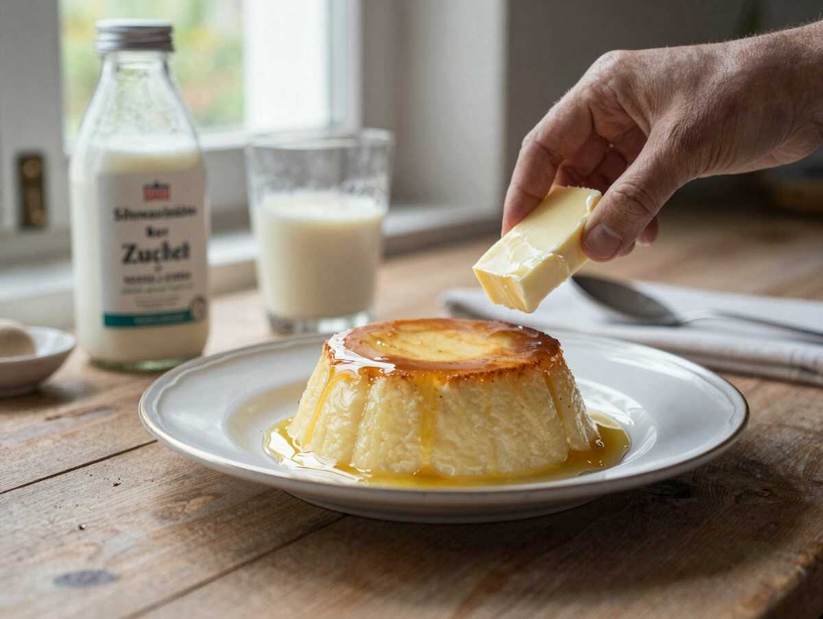 Schmackhaftes Rezept: Amerikanische Vanille-Pudding-Buttercreme entdecken! – während der Zubereitung