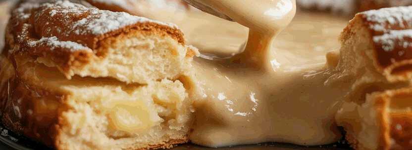 Schmalzkuchen wie vom Weihnachtsmarkt – so sieht es fertig aus