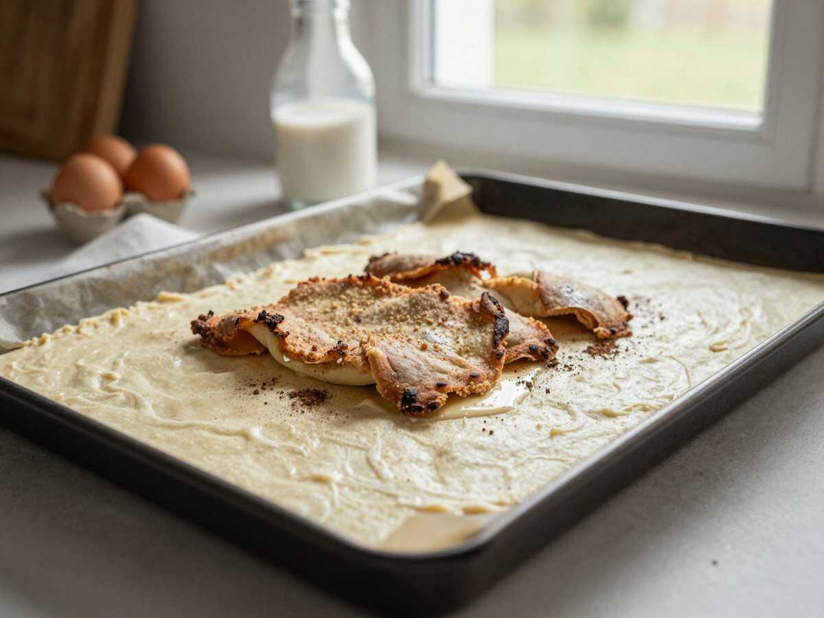 Schmilzt im Mund: Verführerisches Eierlikör-Blechkuchen-Rezept! – während der Zubereitung