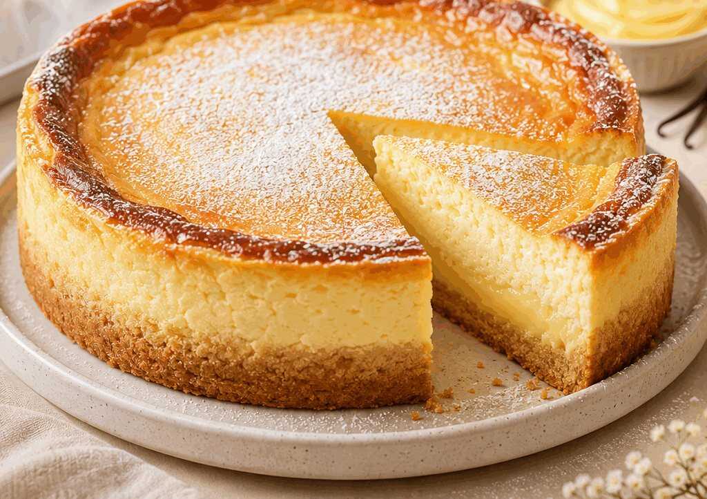 Schmilzt im Mund: Verführerisches Rezept für Käsekuchen mit Vanillepudding